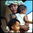 Vítimas de enchente nas Filipinas