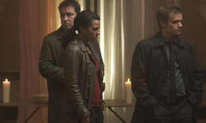 Messiah V: (L-R)  Terry Hedges (Daniel Ryan), Mel Palmer (Marsha Thomason) and DCI Joseph Walker (Marc Warren)