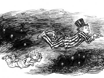 Image from Shirley Hughes' illustrated edition of 'Peter Pan and Wendy'