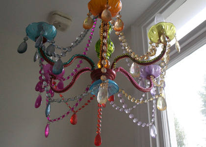 Their fabulous chandelier