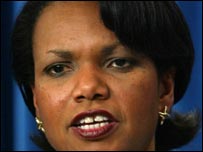 George Bush'ın Ulusal Güvenlik Danışmanı Condoleezza Rice 
