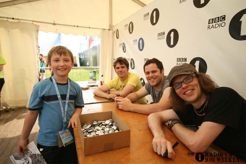 Signing sessions with The Hoosiers