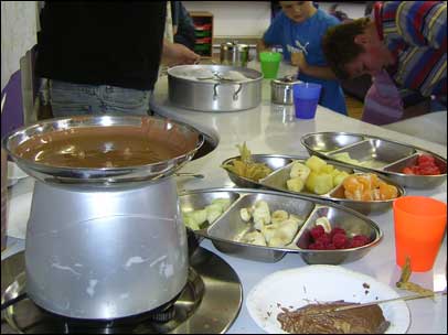 Chocolate fountain