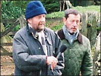 Rony Robinson (left) and David Blunkett