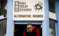 Andy hangs out at Edgeworld Records