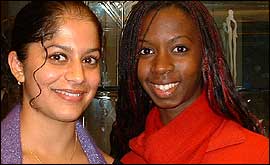 Picture: Inemesit Essien and Nikki Sambandari.