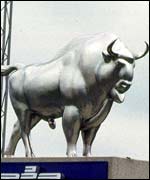 Pic:  The Avesta steel buffalo.  