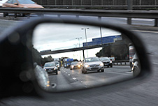Cars on the road