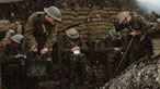 Generic image of a World War One trench and soldiers