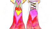 The Mexican dress...