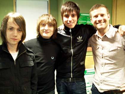 Dermot with Coventry's finest, The Enemy.