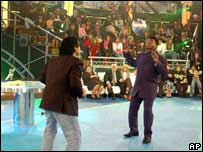 Maradona e Pelé na TV