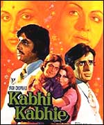 Poster from the film 'Kabhi Kabhie'