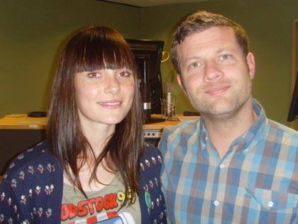 Dermot with Lisa Mitchell.
