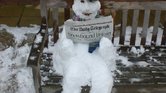 Lazy snowman...