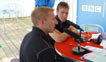 Phil Pepper and one of his team mates from the Dancing JCB's chats to Jamie and Lisa.