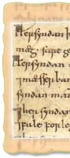 Her syndan thurh synleawa, swa hit thincan maeg, sare gelewede to manege on earde. Her syndan mannslagan and maegslagan and maesserbanan and mynsterhatan, and her syndan mansworan and morthorwyrhtan and her syndan myltestran and bearnmyrthran and fule forlegene horingas manege