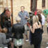 The team meeting before the show starts