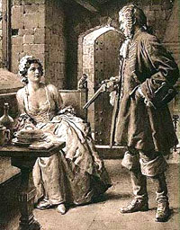 Lady Cathcart held prisoner by her husband. -  Picture courtesy of Tempo Manor