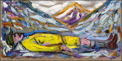 Copyright Billy Childish, courtesy of the aquarium L-13.
