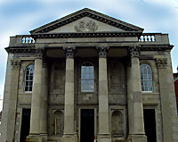 Grand Portico of  St. George's Church, Belfast  taken from Ballyscullion