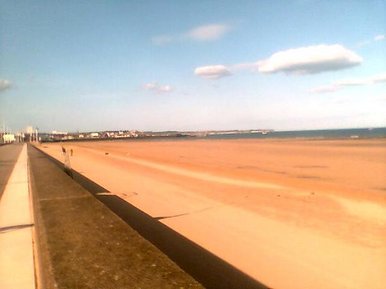 The beach