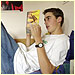 teenager reading