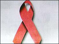 símbolo da luta contra a Aids