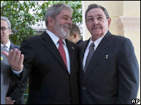 Lula durante viagem a Cuba (AP)