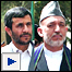 کرزی و احمدی نژاد