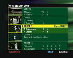 BBCi's interactive service provides more choice for digital viewers