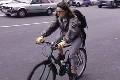 woman cyclist