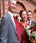 Cathy's wedding day