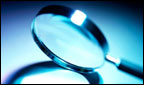 A magnifying glass
