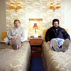 Bob Mortimer as Carl and Vic Reeves as Chris in Vic And Bob in Catterick