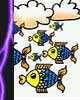 fish graphic. 