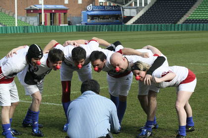 The players assemble