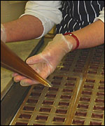 Piping chocolate