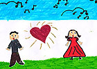 Wil Hopcyn ac Ann Thomas yn syrthio mewn cariad