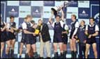 Celebrating the boat race