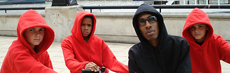 A group of youths