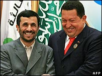 احمدی نژاد و چاوز