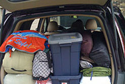 Packed car courtesy of Jonathan D.Bloom at Flickr.com