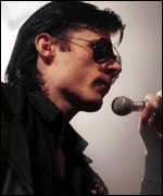 Andrew Eldritch, lead singer of Goth  band  Sisters of Mercy 