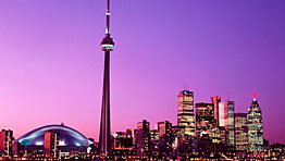 The Toronto skyline