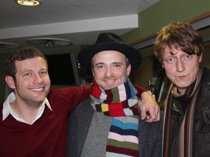 Dermot and Travis just prior to their Radio 2 session.