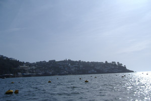 Polruan, seen from the ferry to Fowey