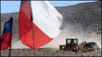 Operaciones de rescate de los mineros en Chile