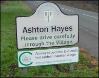 Ashton Hayes köyü