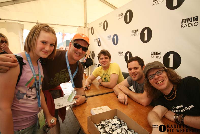 Signing sessions with The Hoosiers